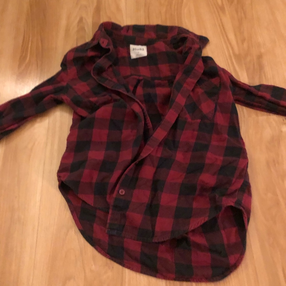 Black and red flannel